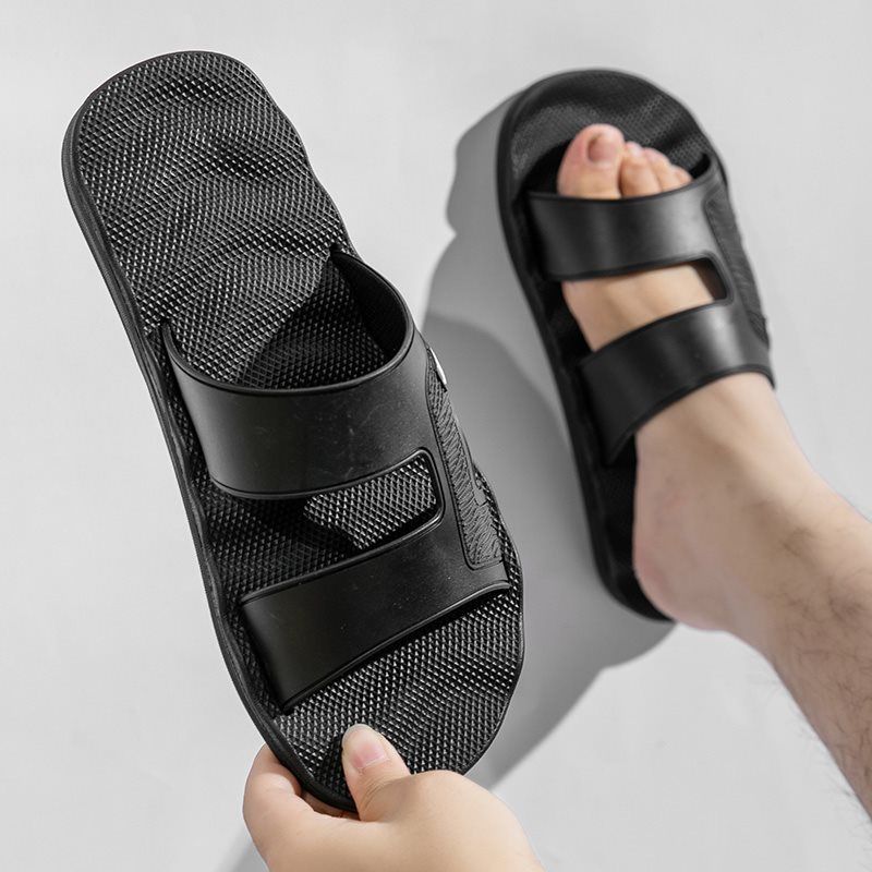 Pantofole da uomo di qualità imbattibile, abbigliamento estivo per esterni, tendenza casual alla moda, mocio da uomo con una sola linea, uso domestico, massaggio antiscivolo, in più_voghion.com