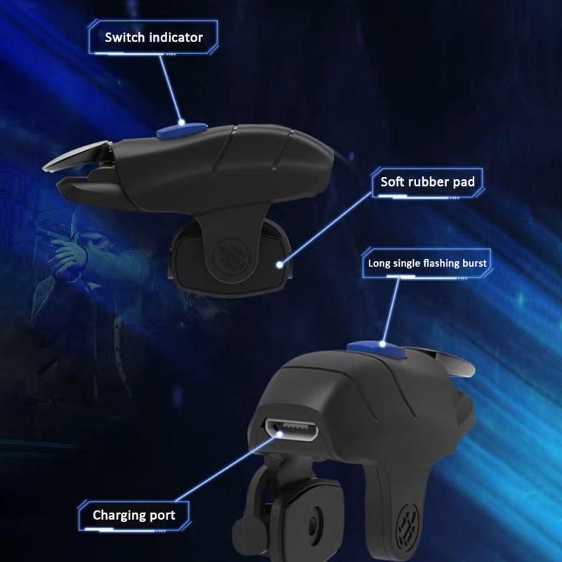 Manette de jeu mobile Manette de jeu L1R1 Gâchette Bouton de visée Tirer_voghion.com