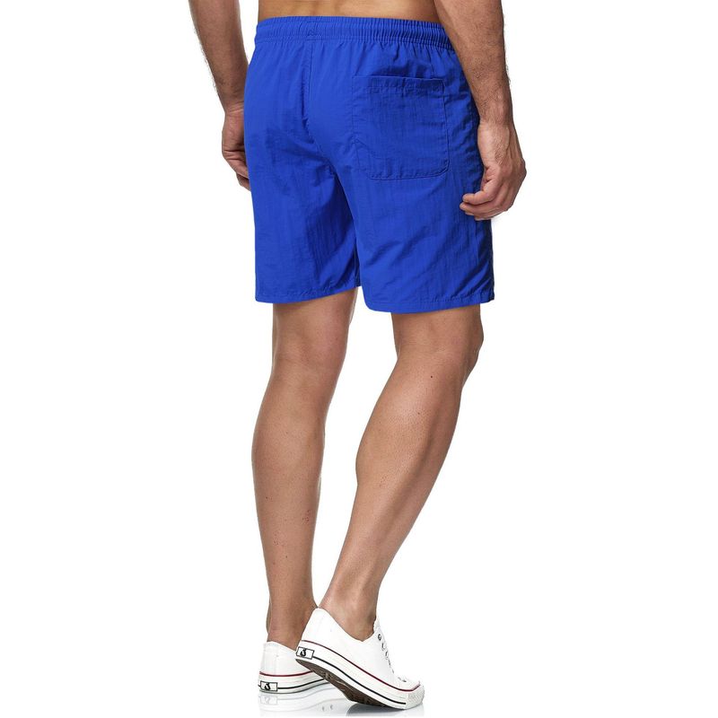 2024 Frühjahr/Sommer 5/4 Schnelltrocknende dünne einfarbige Strandhose Sport- und Fitness-Shorts für Herren_voghion.com