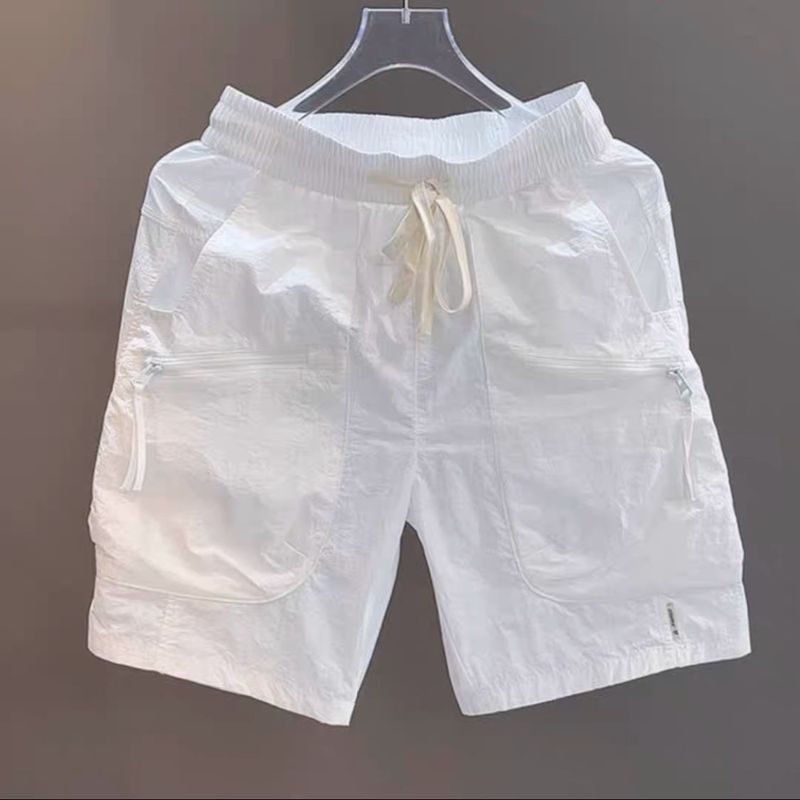 Herrenbekleidung Dünne Shorts für Männer, Marken-Workwear-Shorts, einfarbige, schlichte, lässige Sporthose für den Sommer im neuen Stil für Männer_voghion.com