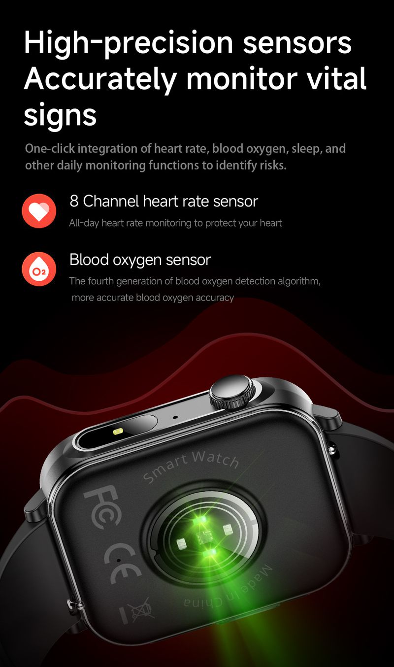 1.83" HD Screen Smart Watch Men Bluetooth Call Type-C Fast Charging New Watches IP67 Waterproof Sports Health Monitor Smartwatches_voghion.com