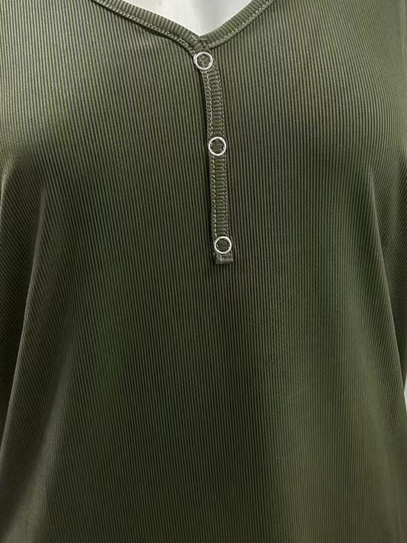 2025 New Women's Button Vest Solid Color V-neck Sleeveless T-shirt Top Creative Creation_voghion.com