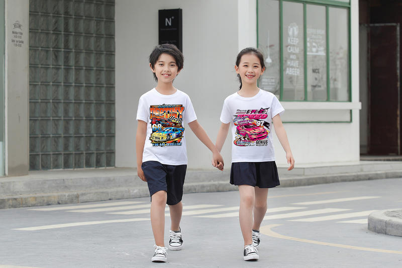 Kid's Clothing Boys and girls short sleeved T-shirt summer wear 2024 new children's thin summer tops boys casual western style half sleeved_voghion.com