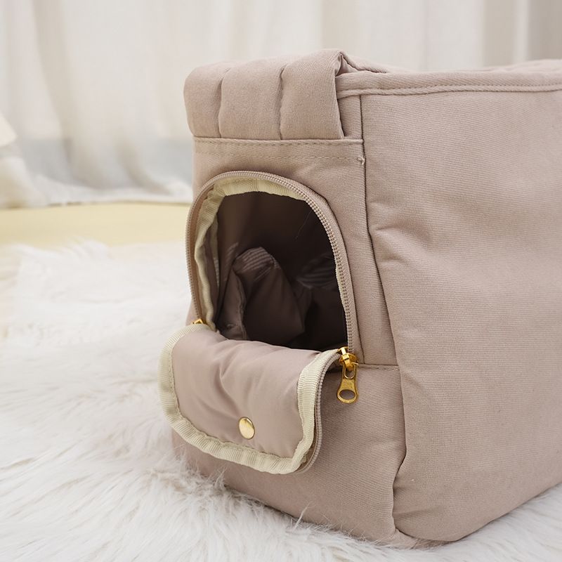 New Large Capacity Lotus Leaf Forest Small Dog Surface Crossbody Bag Puppy Soft And Comfortable Pet Backpack_voghion.com