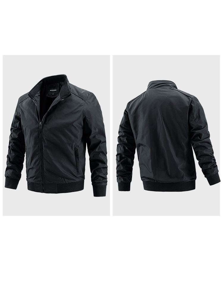 "Chic Clothing for the Cool Autumn and Winter Seasons thin spring and autumn jacket, casual windbreaker, Korean version, trendy men's clothing_voghion.com