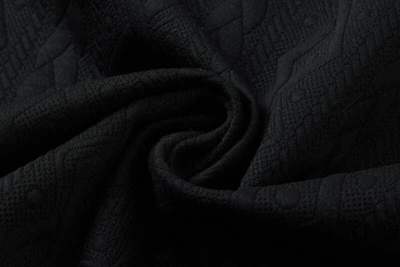 Herrenbekleidung Modetrend Freizeit Sport Strickmuster Kurzarm Zweiteiliger Anzug_voghion.com