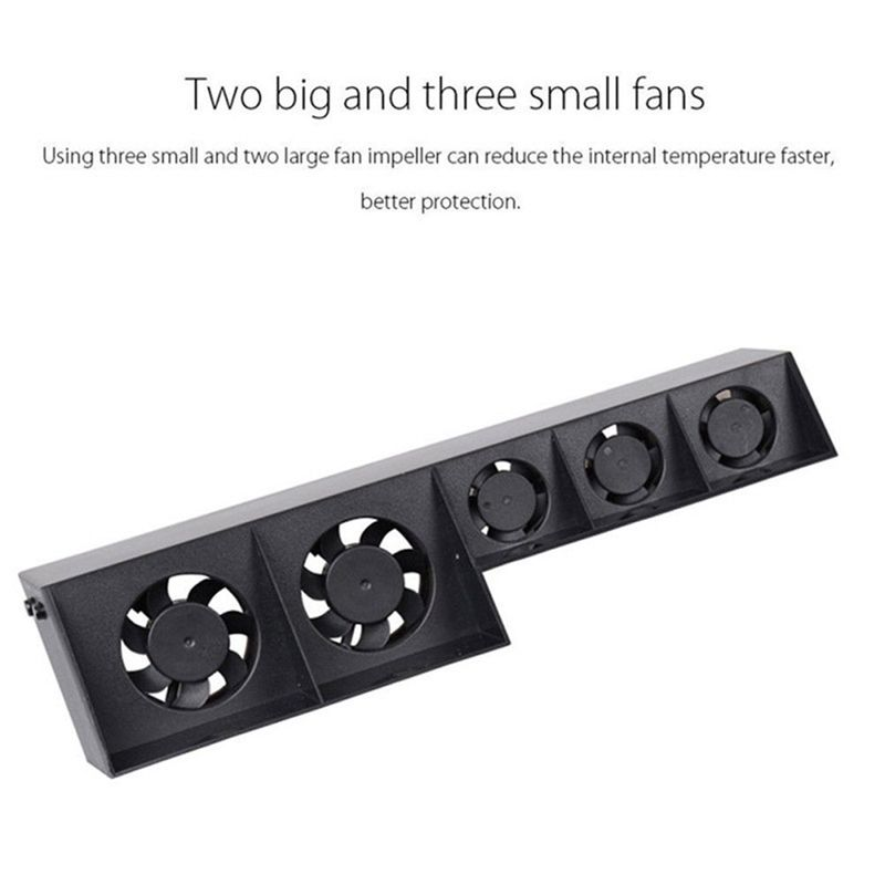 Xinweiqing Temperatuurregeling Externe koeler Koelventilator Spelaccessoires voor PS4-console_voghion.com