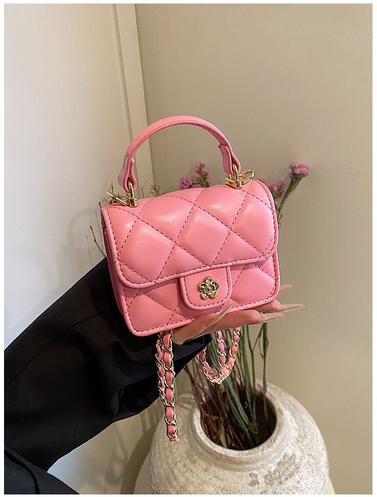 2024. aasta kevad, uus väike aromaatne stiil, mood mini laste vanematele mõeldud aksessuaarid käeshoitav kett Crossbody kott_voghion.com
