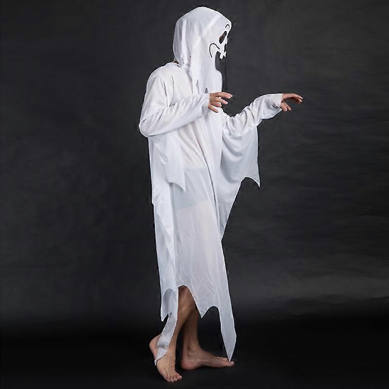 Costume da fantasma bianco, costume da mummia, adulto_voghion.com