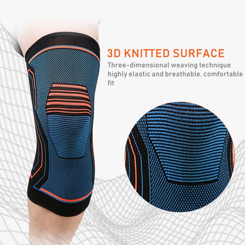 1PC Compressione Ginocchiera Allenamento Ginocchio Supporto per Sollievo dal Dolore Articolare Corsa Basket Maglia Ginocchiera per Adulti_voghion.com