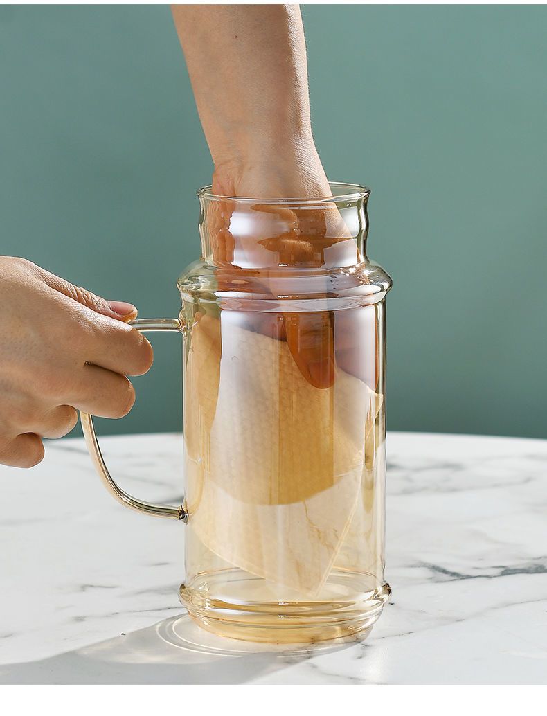 Heat-resistant High Borosilicate Large Capacity Single-person Drinking Glass Cup Office Student Personal Use Cold Water_voghion.com