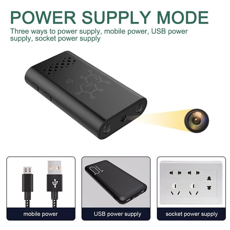 1080P HD Mini IR-CUT Nattsyn WiFi Kamera Bevegelsesdeteksjon Smart Hjem Fjernsikkerhet Lite Videokamera Videoopptaker_voghion.com