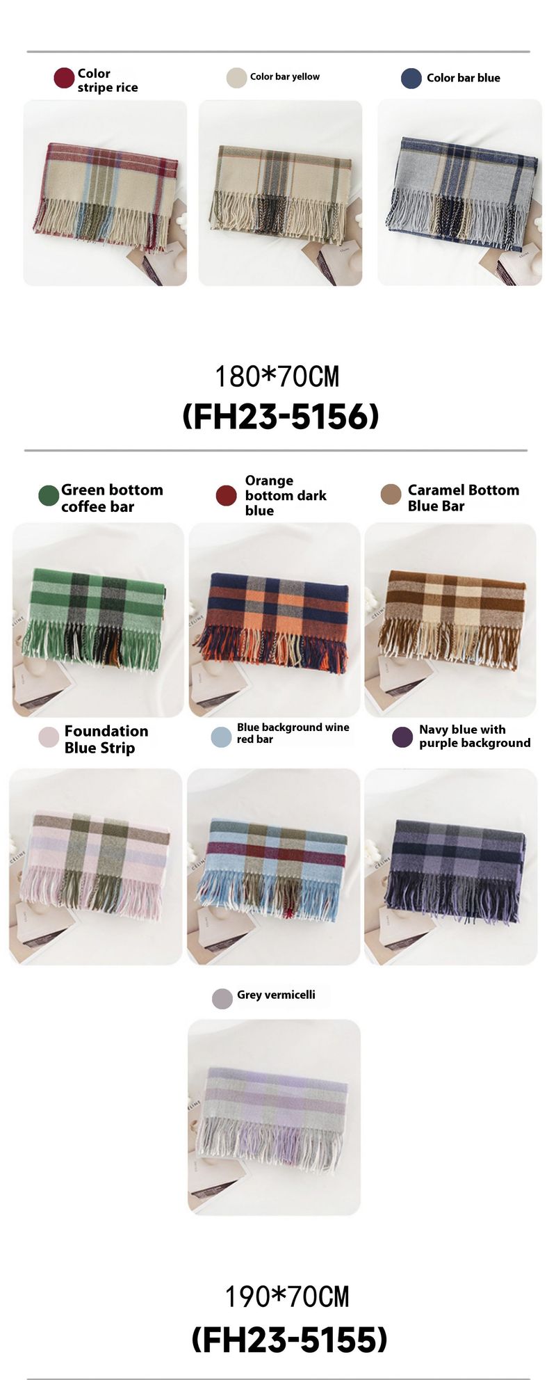 Winter Nieuwe Plaid Sjaal Met Bedrukte Kwastjes Kasjmier Sjaal Modieuze En Schattige Sjaal Middellange Dikke Warme Sjaal_voghion.com