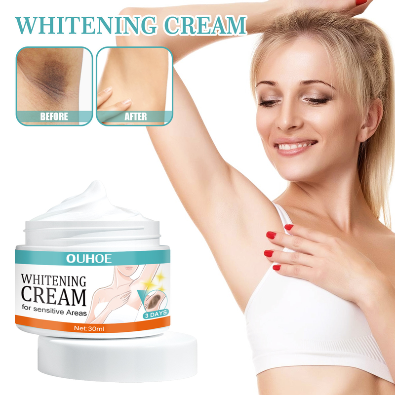 Body Whitening Forearm Legs Knee Elbow Armpit Bleaching Cream Improve Dull Remove Dark Spots Melanine Brighter Skin Care popular_voghion.com