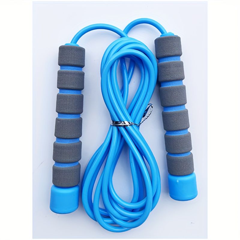 1/2 Adjustable Non-slip Foam Handle Skipping Rope, Suitable For Men's And Women's Sports Training_voghion.com