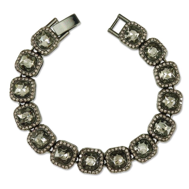 Collana cubana con ciondolo a forma di cubo di diamante nero in stile hip-hop, stile trendy, per uomo e donna, stile street, con clavicola._voghion.com