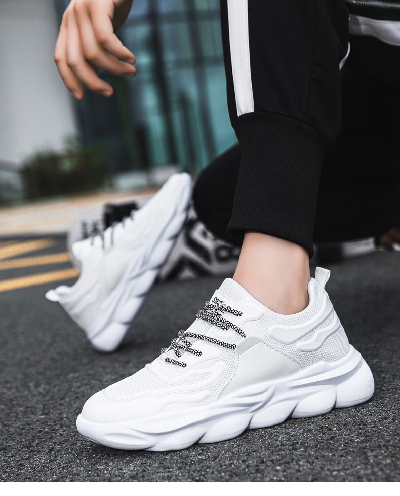 Uomini sportivi semplici e traspiranti, adolescenti alla moda e versatili, che corrono per comodi uomini alla moda in stile coreano_voghion.com
