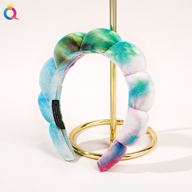 Fascia per capelli da spa - Fascia per capelli in spugna con morbida schiuma per chioma alta, trucco e cura della pelle_voghion.com