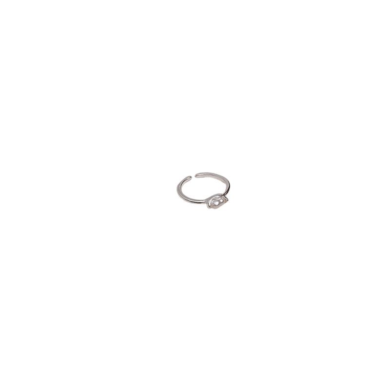 A Niche Zircon Sparkling Diamond Ring, Designed For Women With High-end And Cool Style, Featuring A New Open Index_voghion.com