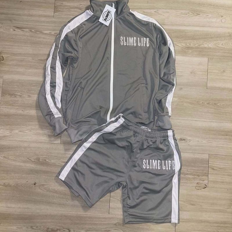 Men's Letter Embroidery Zip-Up Hoodie & Jogger Set - Trendy Two-Piece Outfit For Casual Wear_voghion.com