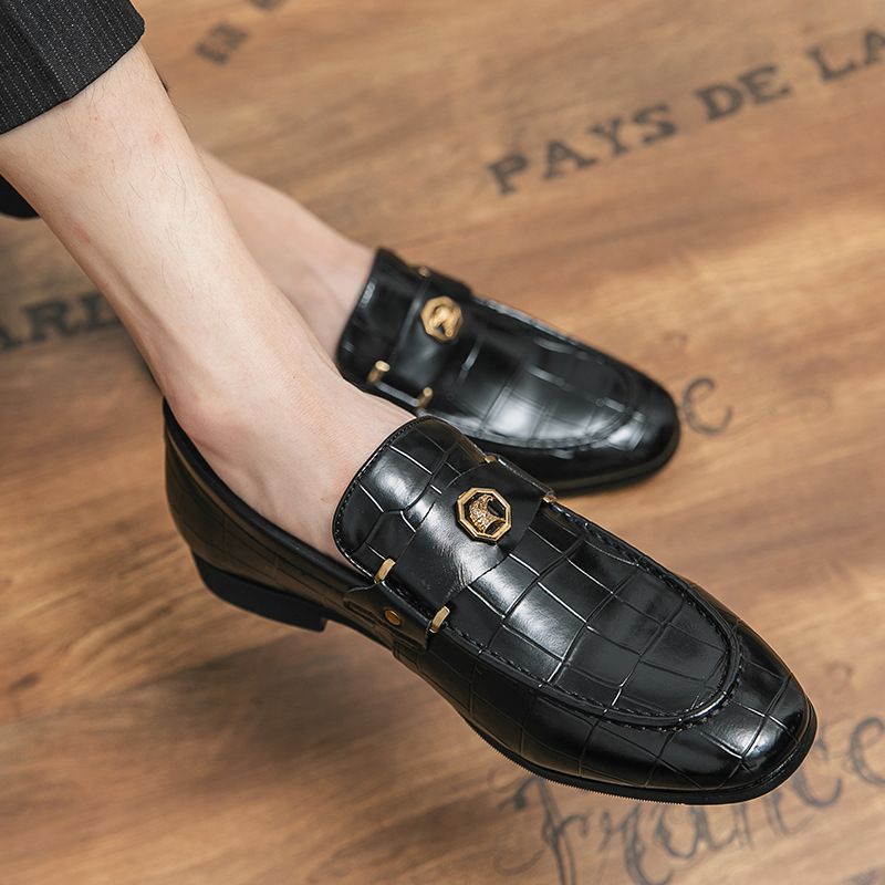 Große Business-Männer, britische Mode-Loafer für formelle Kleidung, atmungsaktive Lazy Sho, professionelles Büroleder_voghion.com