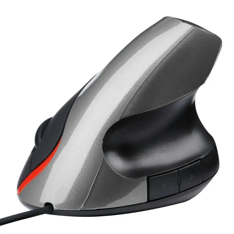 Vertical Gaming Wired Ergonomic USB Optics Mouse Mice 1600 DPI For PC_voghion.com