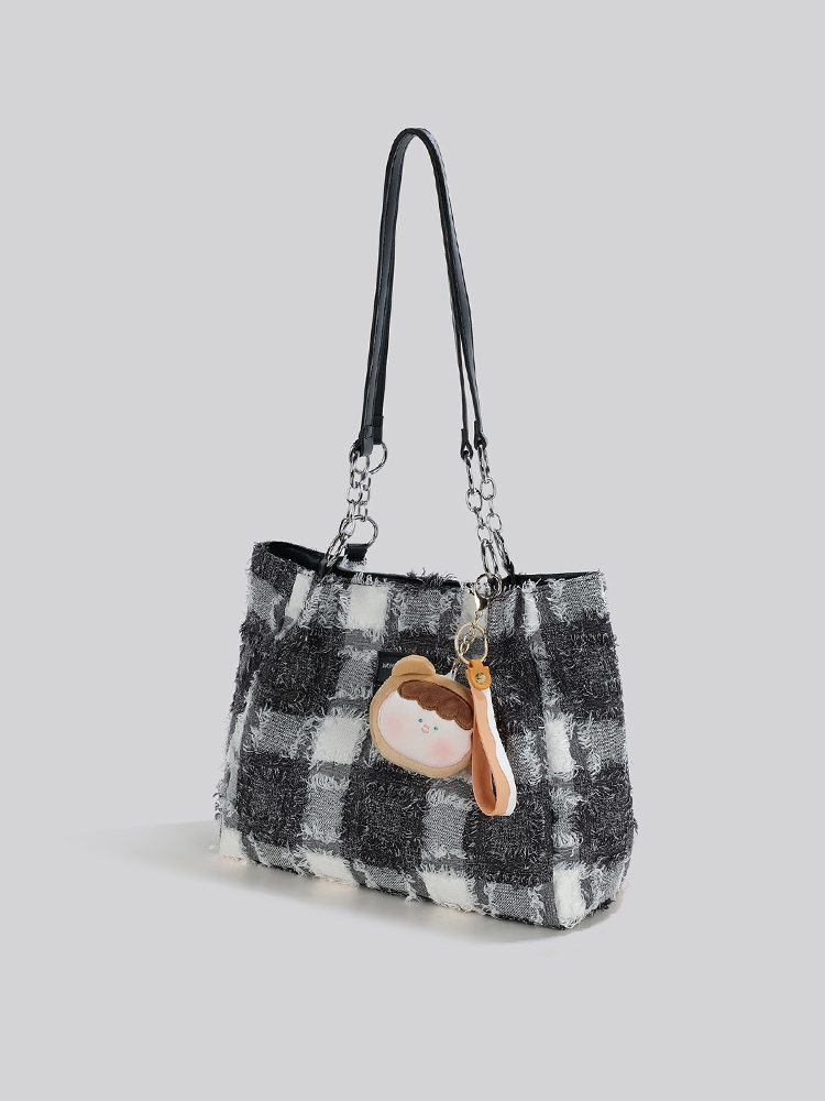 Advanced Canvas Tassel Casual One Shoulder Large for Women 2023 New High Capacity Commuter Tote Bag_voghion.com