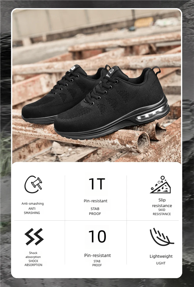 Neue Stil männer Sicherheit Stiefel Mit Stahl Kappe Smash Resistant Arbeit Turnschuhe Sicherheit Schuhe Männer Unzerstörbar Arbeit Stiefel Taktik_voghion.com