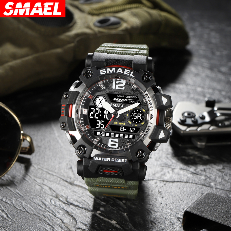 SMAEL Neue personalisierte Herren-Sportuhr aus Legierung, multifunktional, wasserdicht, für den Außenbereich, 8072_voghion.com