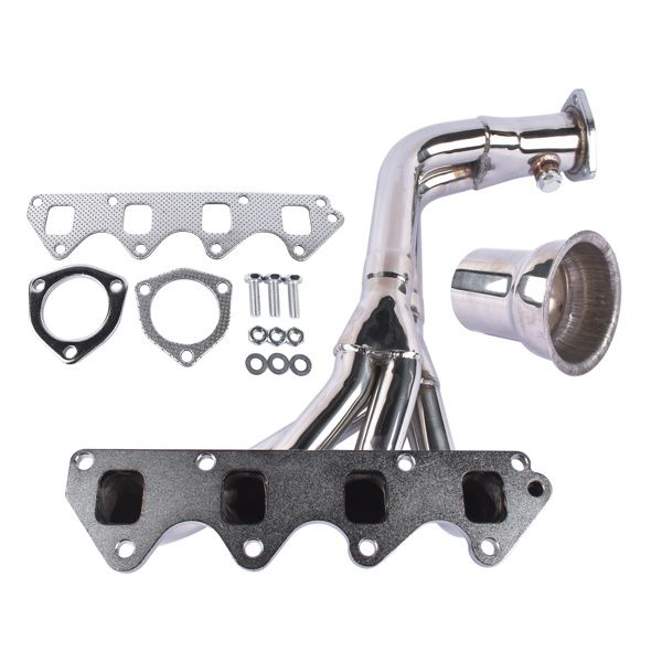 Stainless Steel Exhaust Header for Samurai Sidekick Geo Tracker 8-Valve 1986-96_voghion.com