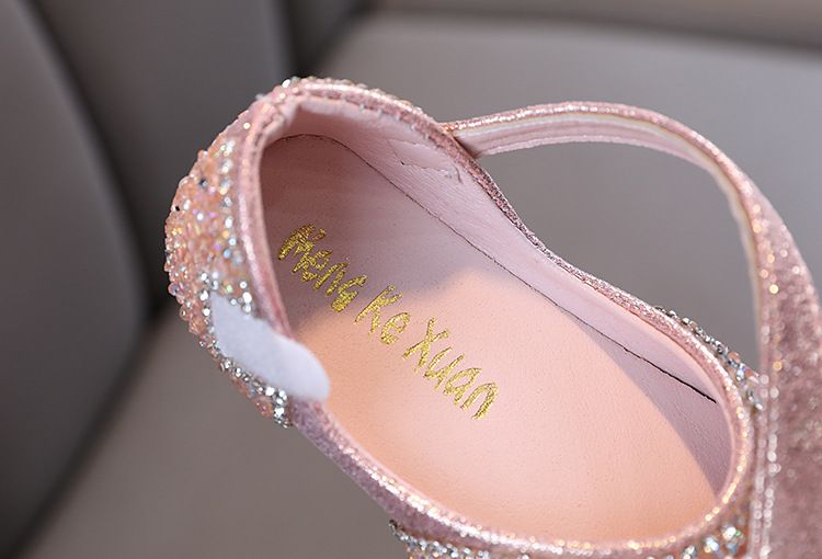 Neu Mädchen Prinzessin Bogen Baby Dance Zeigen Einzelnen Schuh Leder Schuhe Für_voghion.com