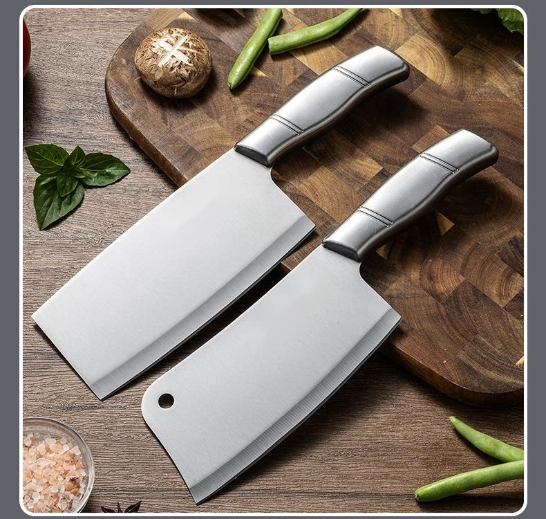 Stainless Steel Hollow Handle 8-Piece Kitchen Household Chef Meat Cutting Vegetable Fruit Multi-Purpose Knife Set_voghion.com