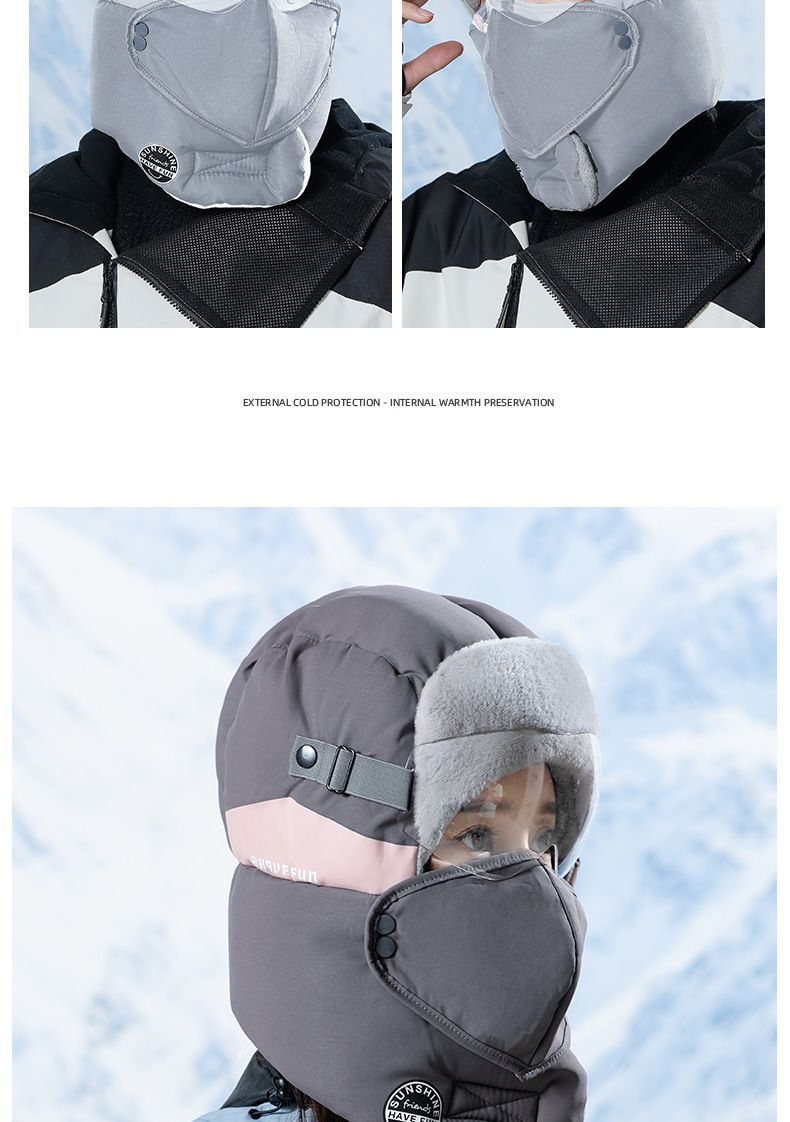 Uomini e donne alla moda che guidano biciclette elettriche in inverno con velluto spesso per calore e resistenza al freddo, semplici con occhiali e cappello da pilota_voghion.com