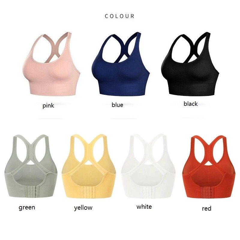 SUPERFLOWER New row buckle back adjustable Ms. sports good quick-drying shockproof yoga running fiess bra_voghion.com
