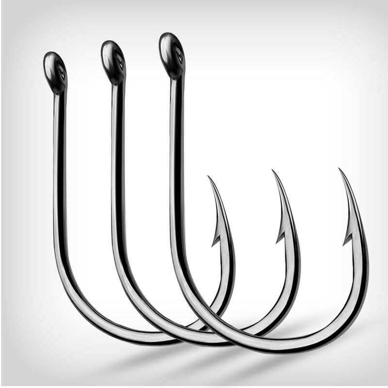 Iseni Soft Worm Single With Barbed Crucian Carp Iron Plate Hook Bulk Hooks Fishing Gear 100pcs/box_voghion.com