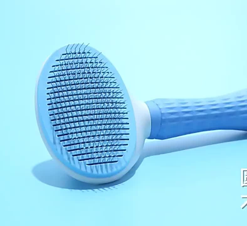 Samoczyszczący plastikowy grzebień dla kota firmy PawParty Store_voghion.com