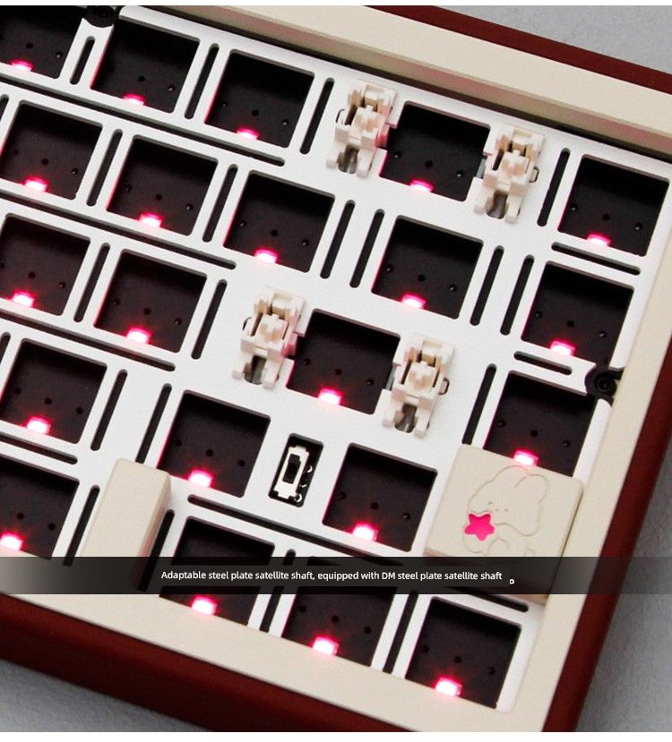 Story65r3 Hine Customized Nical Keyboard Kit Three-Mold Alloy Gasket Bluetooth CNC Aluminum Tuo Wireless_voghion.com