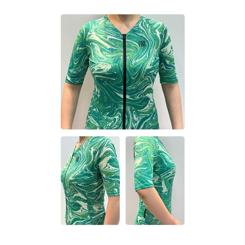 Maillot de cyclisme d'été FIKR, protection solaire, séchage rapide, respirant, unisexe, pour vélo de route_voghion.com