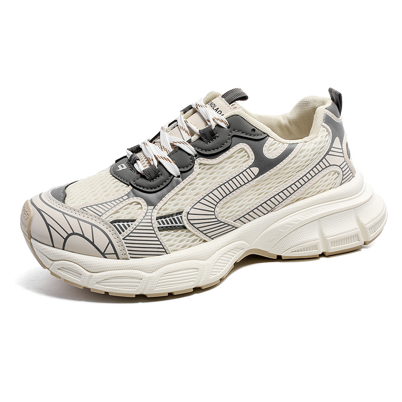 Zapatillas deportivas para hombre, informales, de malla transpirable, con suela gruesa y aumento de altura, generación YH917, 2025_voghion.com