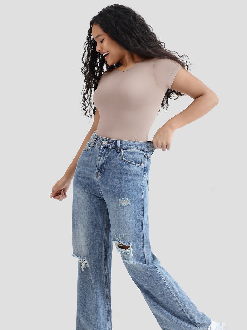 vêtements de mise en forme du corps vêtements de mise en forme du corps corps entier forte pression poitrine vêtements amincissants vêtements d'extérieur serrés couleur unie à manches courtes haut une pièce_voghion.com