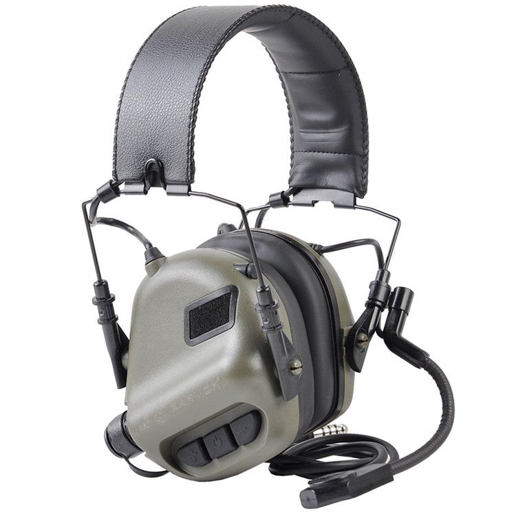 EARMORM32 Electronic Noise-Cancelling Headset With Microphone For Communication, Special Forces Training Tactical Ear_voghion.com