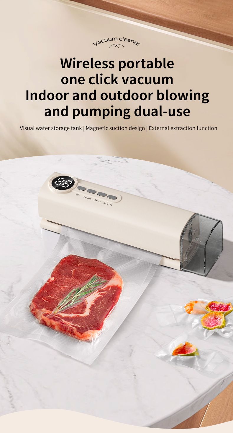 Mini sigillatrice sottovuoto USB - Macchina sigillatrice per sacchetti alimentari ricaricabile per uso domestico per il confezionamento in cucina_voghion.com