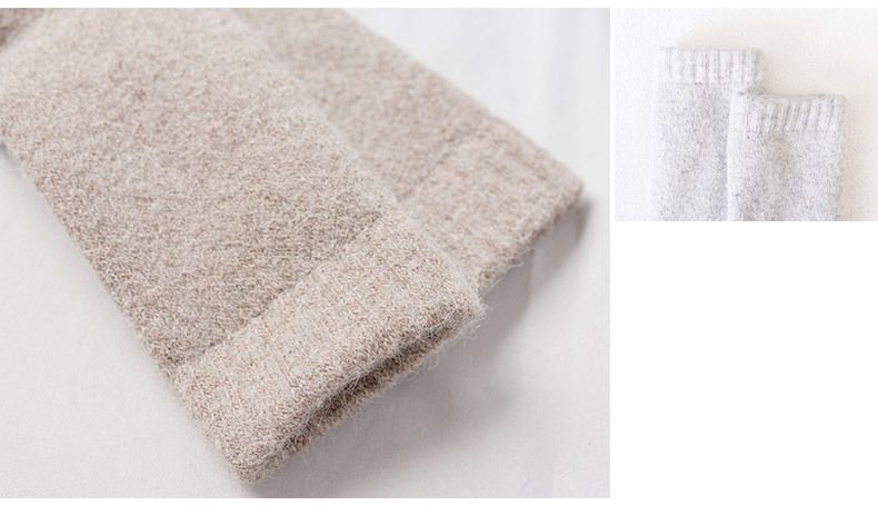 Cold resistant minus 40 thick wool socks, mid tube, men's and women's styles, winter travel, skiing, warm socks in_voghion.com