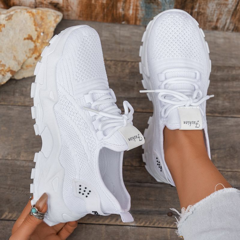 Casual zomer dames veelzijdige dunne ademende sport mesh schoenen dames 43_voghion.com