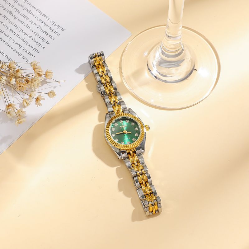 Women's Auroral Shell Diamond Star Quartz Watch_voghion.com