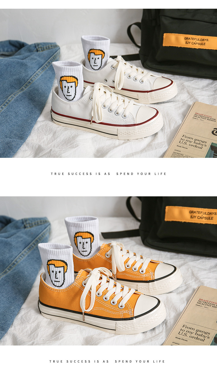 Canvas Shoes Made Of Three Vulcanized Products S Re Engraved High Top Couple Casual Shoes Korean Version All Match Student Skate Shoes Men_voghion.com