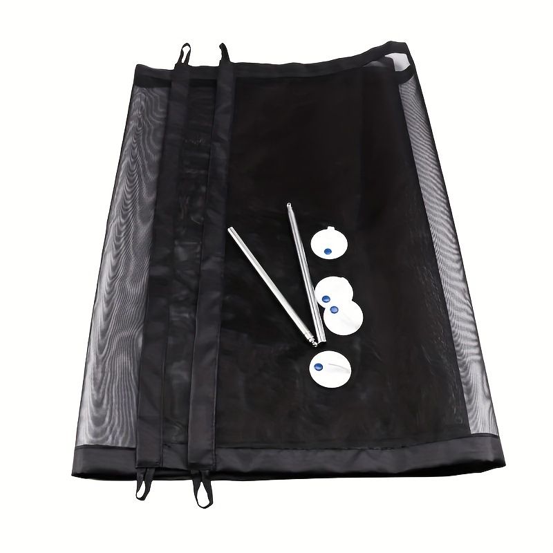 Curtains Anti Dog Gate Safety Fence Folding Living Room Blocking Net_voghion.com