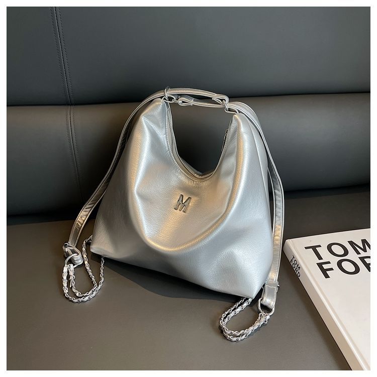 FOUR ONE einfache modische Nische vielseitige und multifunktionale Rucksack-Einkaufstasche, große Kapazität Einzelschulter_voghion.com