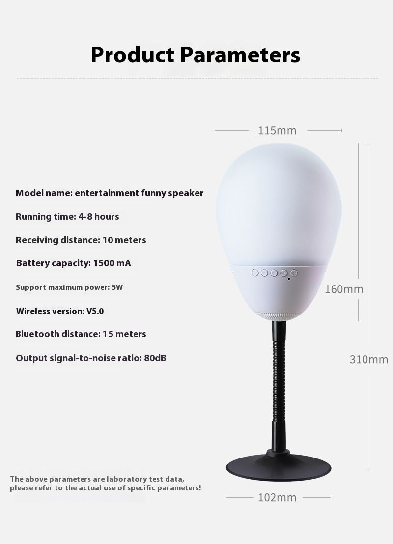 T6 creative Bluetooth maakt geluid Kleurrijke licht tikkende luidspreker_voghion.com