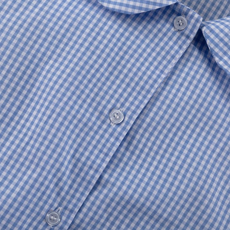 Stilvolles kariertes Lounge-Set für Damen 2025 Neues Design Revers Glockenärmelhemd & Schlaghose Zweiteiliges Outfit_voghion.com